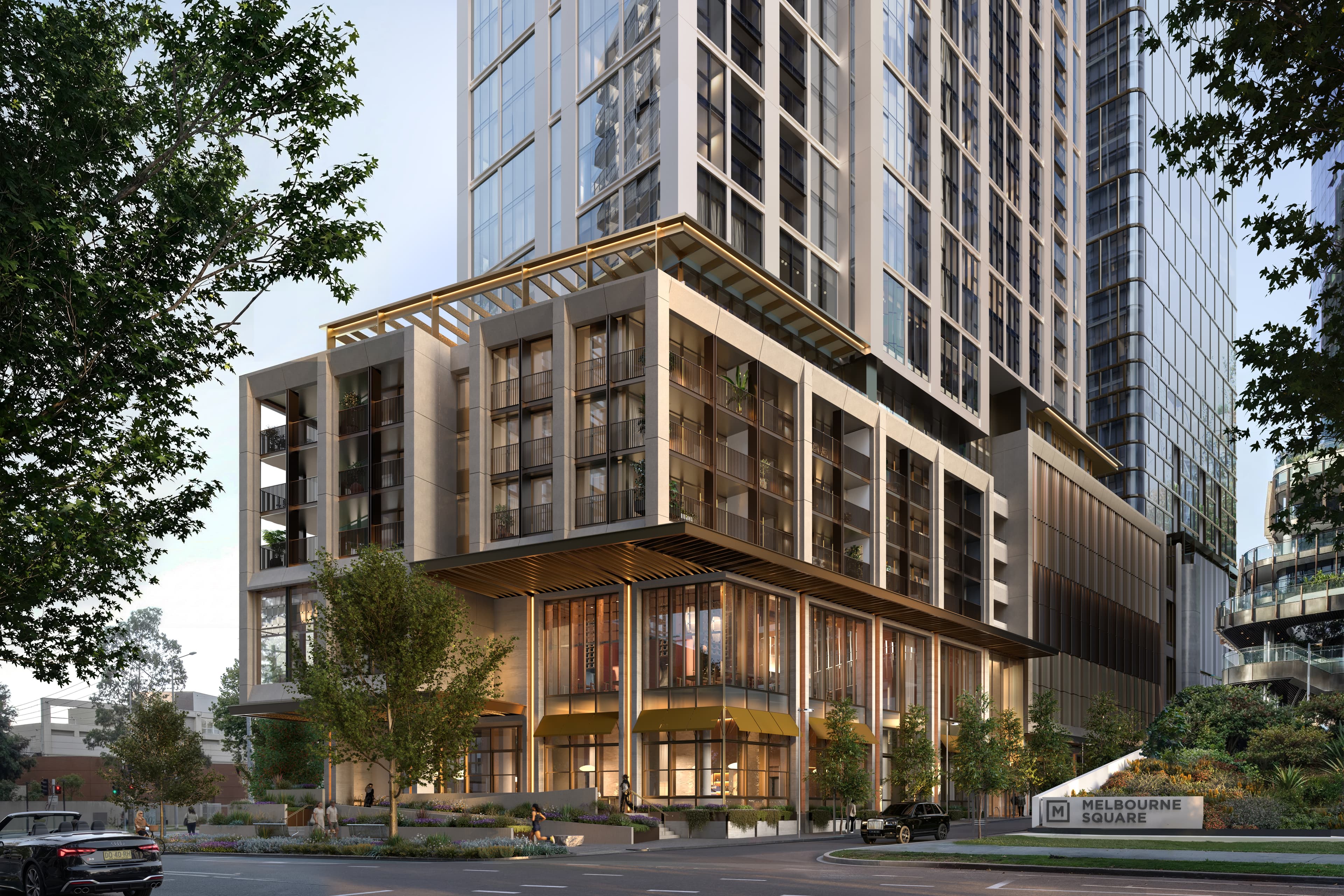Aura development architectural rendering