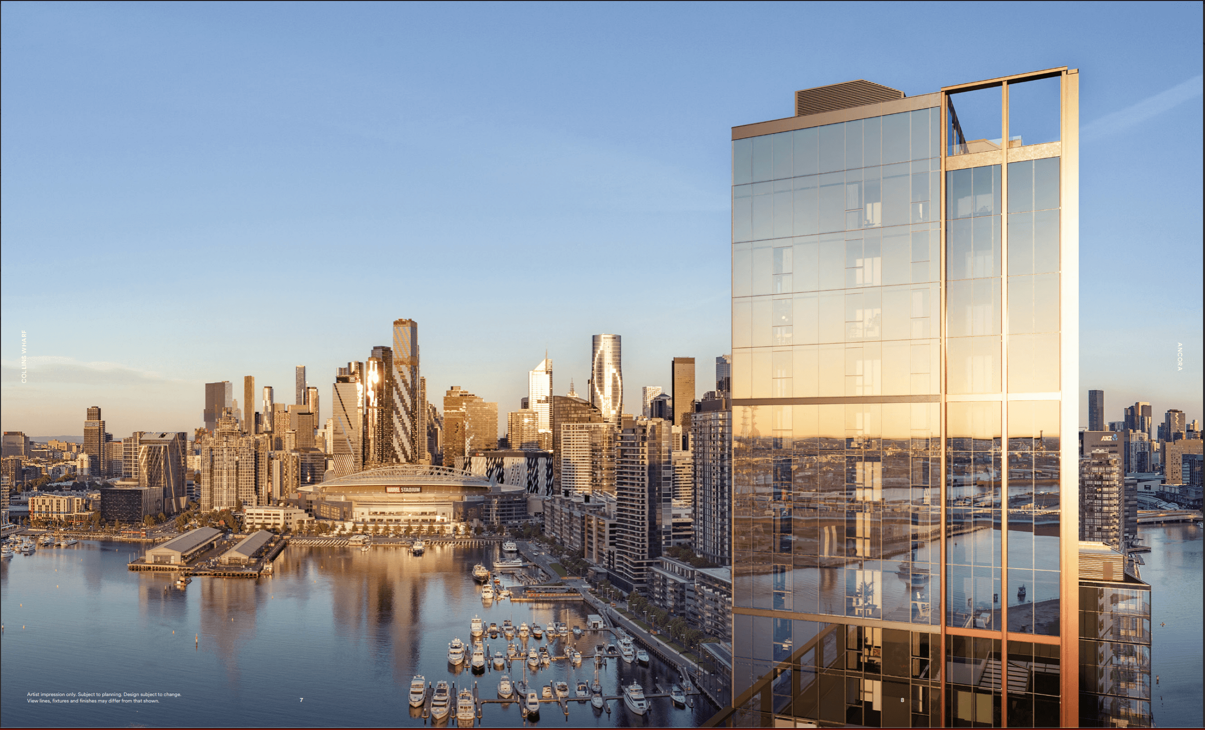 Ancora at Collins Wharf waterfront development
