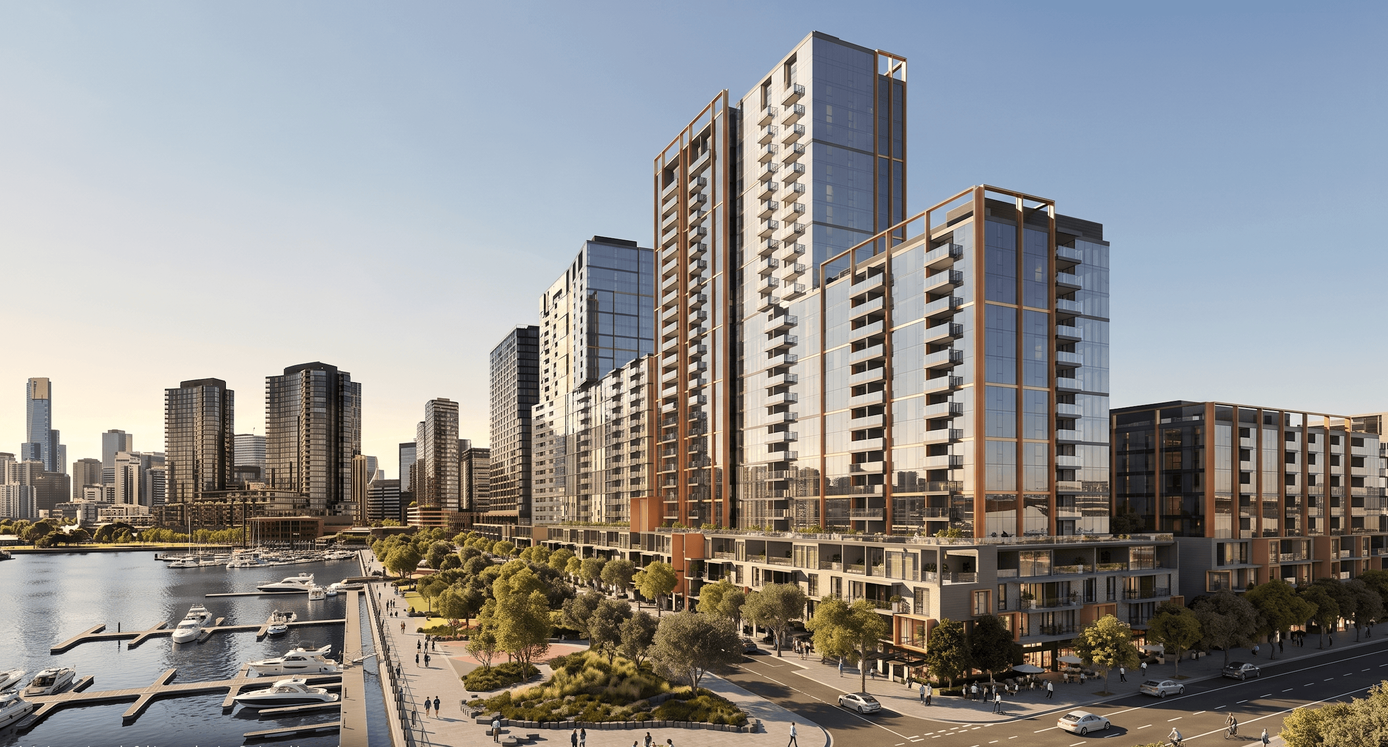 Regatta at Collins Wharf waterfront development